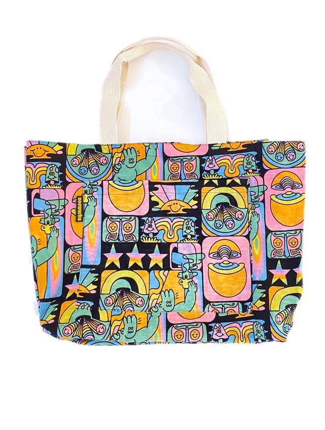 [ndearose]★Petite Magie bag_2color★ Itzel Color Block Tote